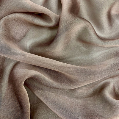 Jolene MAUVE BLACK Polyester Two-Tone Chiffon Fabric by the Yard - 10135
