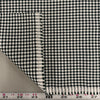 Keira BLACK Mini Checkered Polyester Poplin Fabric by the Yard - 10048