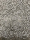 Maggie GREY Guipure Venice Heavy Lace Fabric by the Yard - 10019