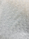 Ruth IVORY Cuddle Minky Rosette Soft Faux Fur Fabric by the Yard - 10083