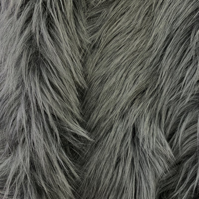Sasha GREY 2 Inch Long Pile Soft Luxury Faux Fur Fabric Fursuit, Cosplay Costume, Photo Prop, Trim, Throw Pillow, Crafts