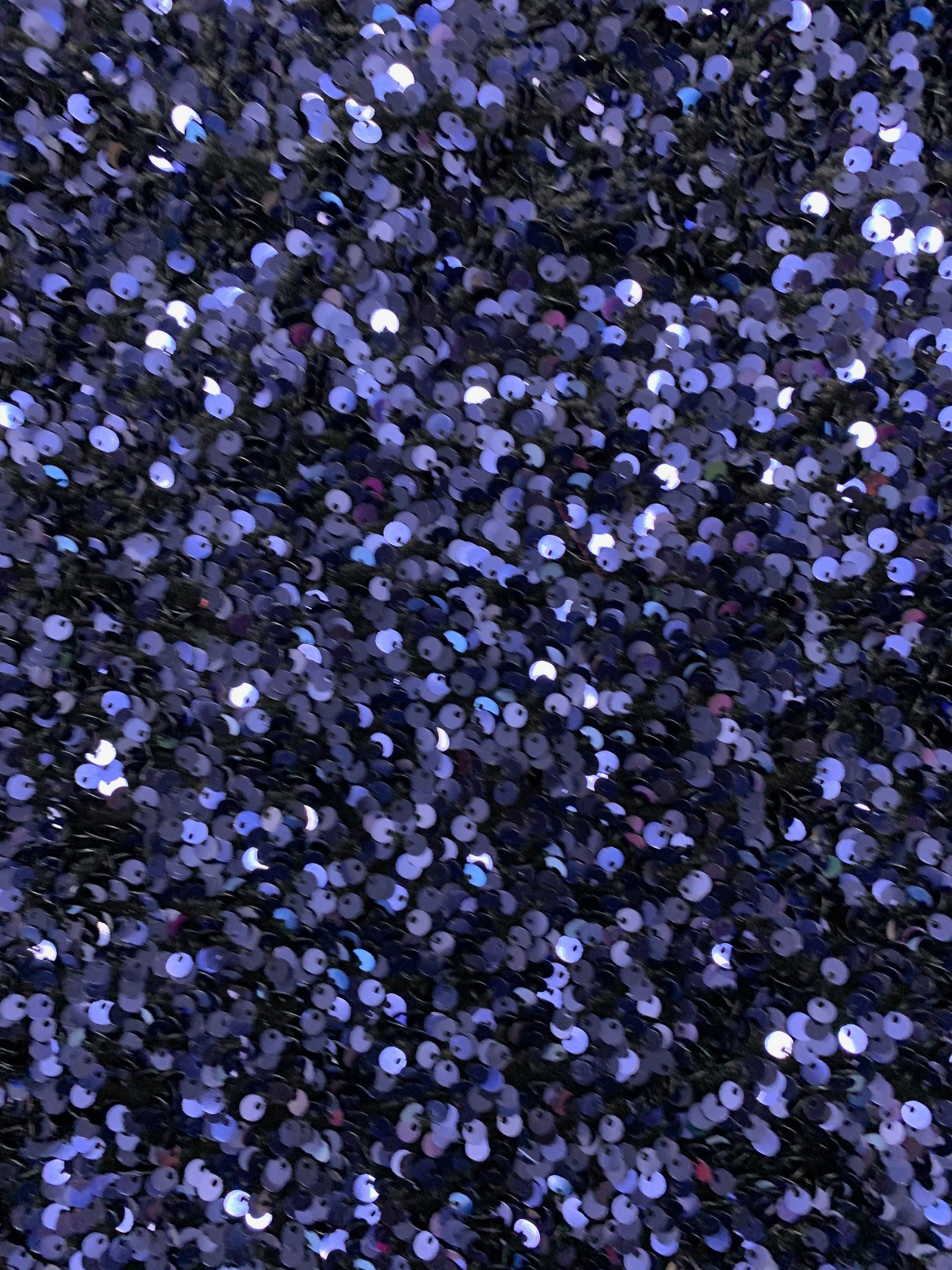Stephanie NAVY BLUE Overlap Sequins on NAVY Stretch Velvet Fabric by the Yard for Gowns, Apparel, Costumes, Crafts - 10185