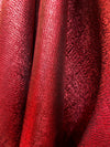 Kenzie RED Light Weight Lamé Fabric by the Yard  - 10059