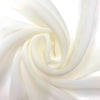 Danielle IVORY Polyester Hi-Multi Chiffon Fabric by the Yard - 10075