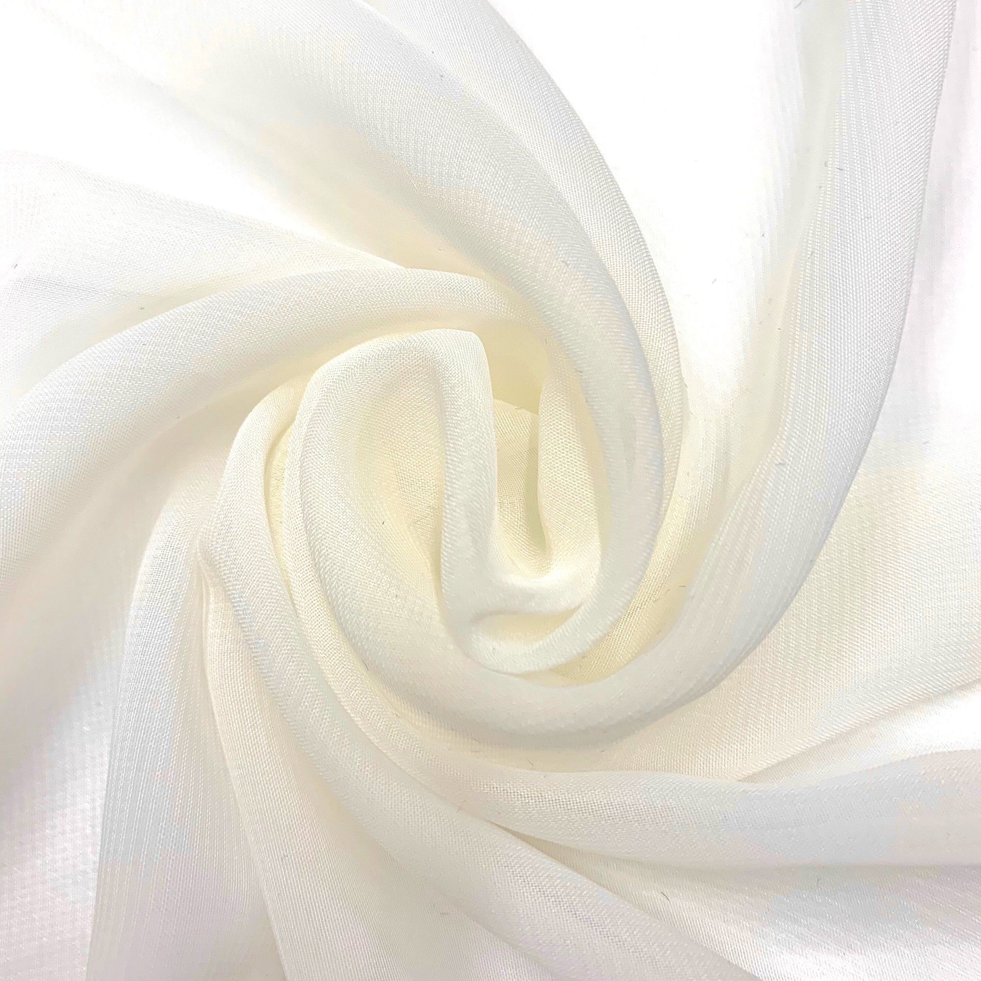 Danielle IVORY Polyester Hi-Multi Chiffon Fabric by the Yard - 10075
