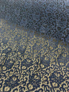 Elaine NAVY BLUE Floral Scalloped Nylon Spandex Stretch Lace Light Weight Fabric for Clothes, Lingerie, Costumes, Decorations, Crafts