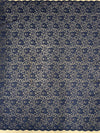 Elaine NAVY BLUE Floral Scalloped Nylon Spandex Stretch Lace Light Weight Fabric for Clothes, Lingerie, Costumes, Decorations, Crafts