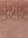 Elaine MAUVE Floral Scalloped Nylon Spandex Stretch Lace Light Weight Fabric for Clothes, Lingerie, Costumes, Decorations, Crafts