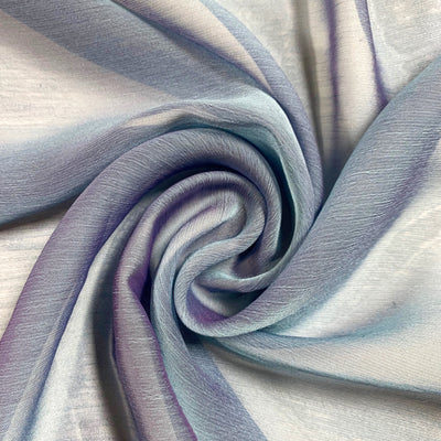 Jolene BLUE PURPLE Polyester Two-Tone Chiffon Fabric by the Yard - 10135
