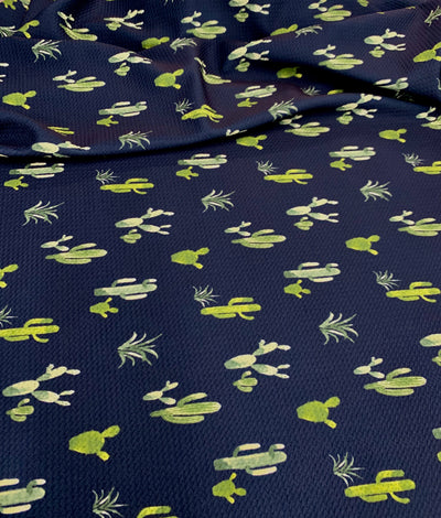 Dorothy CACTUS 1 Printed Bullet Stretch Fabric for Ribbons, Head Wraps, Top Knots, Scrunchies, Clothes, Costumes, Crafts - 10179