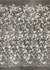 Nina IVORY Polyester 3D Floral Embroidery on Mesh Lace Fabric by the Yard - 10032