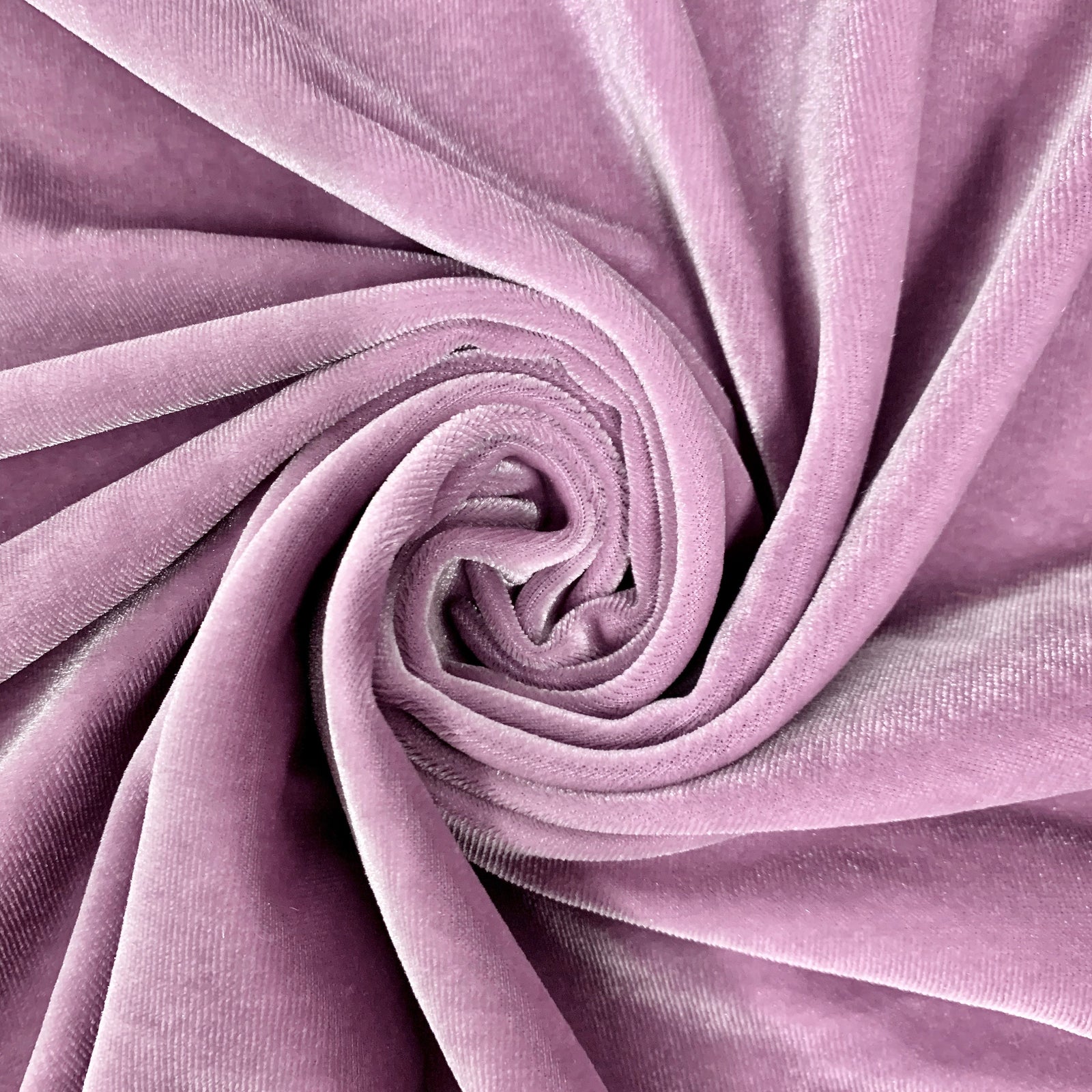 Princess LILAC Polyester Spandex Stretch Velvet Fabric by the Yard for Tops, Dresses, Skirts, Dance Wear, Costumes, Crafts - 10001