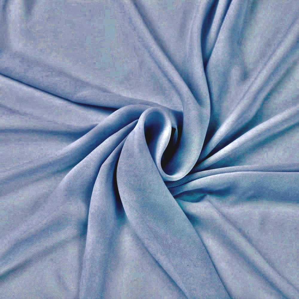 Danielle DUSTY BLUE Polyester Hi-Multi Chiffon Fabric by the Yard - 10075
