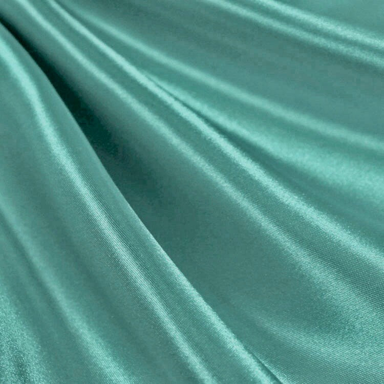 Eliza TIFF BLUE Shiny Heavy Bridal Wedding Satin Fabric by the Yard - 10009