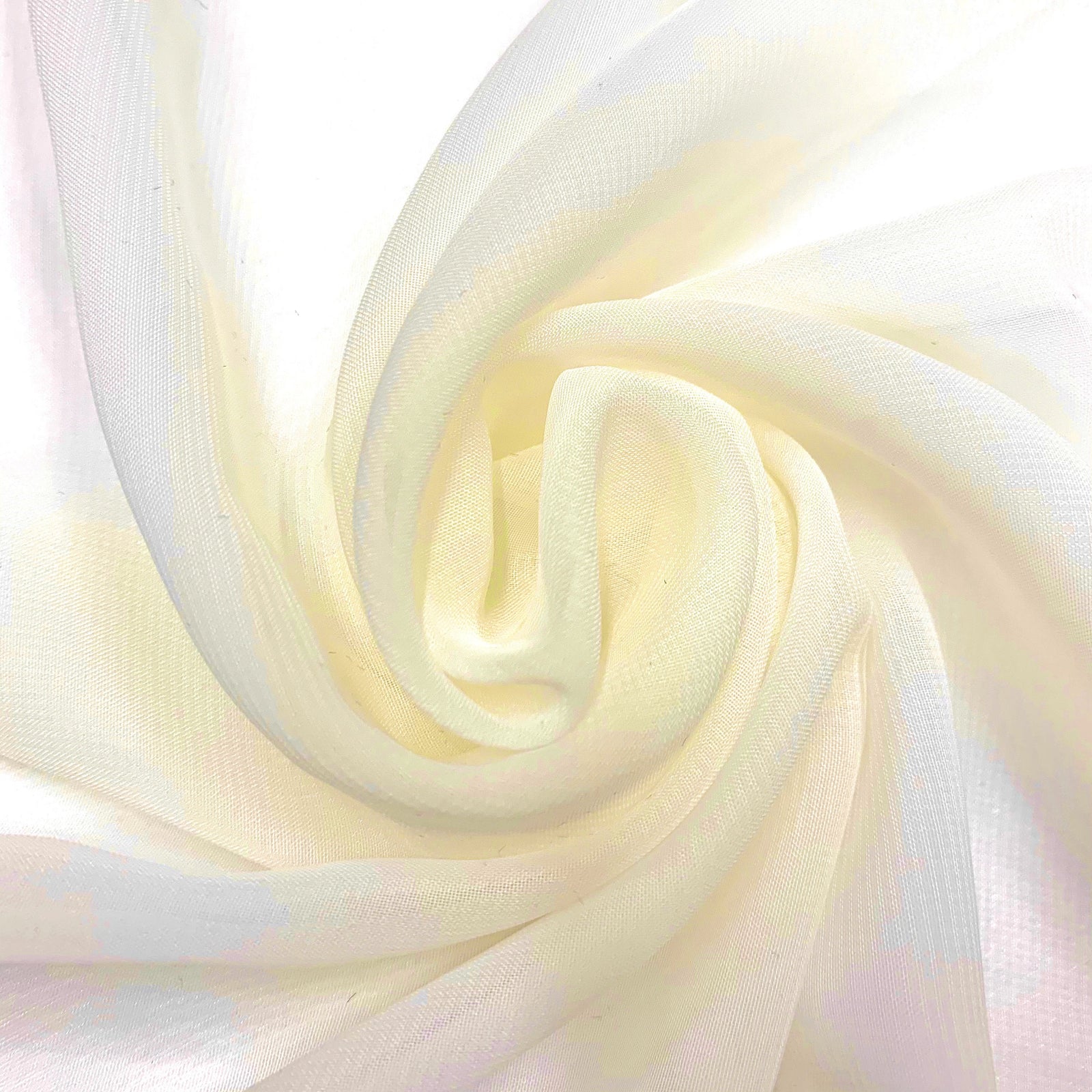 Danielle CREAM Polyester Hi-Multi Chiffon Fabric by the Yard - 10075