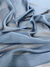 Jolene BLUE NAVY Polyester Two-Tone Chiffon Fabric by the Yard - 10135