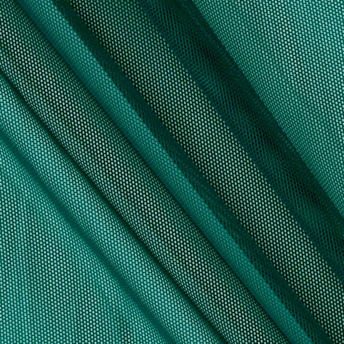 Katie TEAL GREEN English Netting Fabric by the Yard - 10067