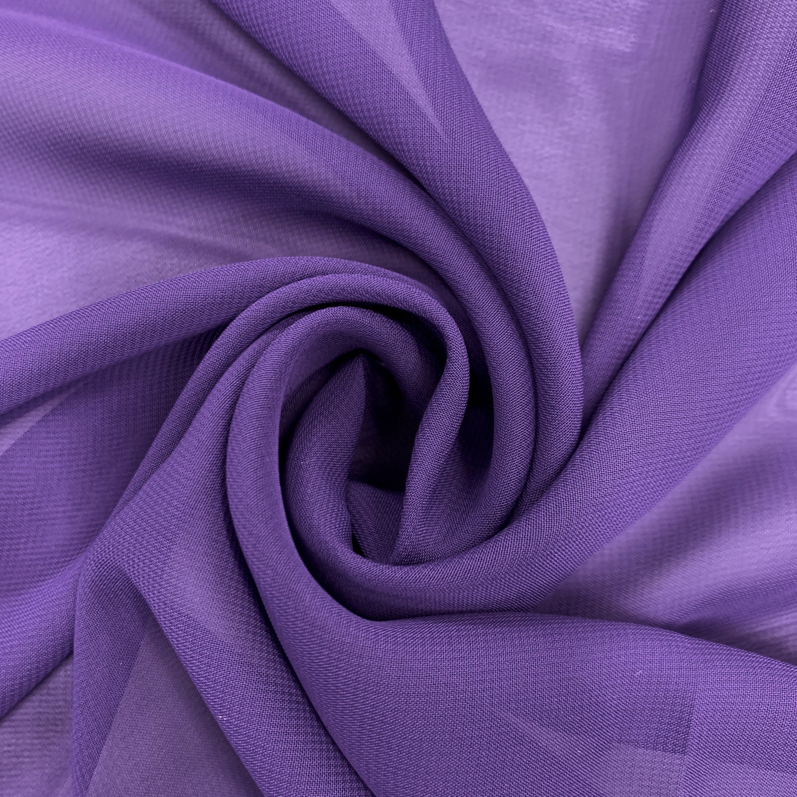Danielle PURPLE Polyester Hi-Multi Chiffon Fabric by the Yard - 10075