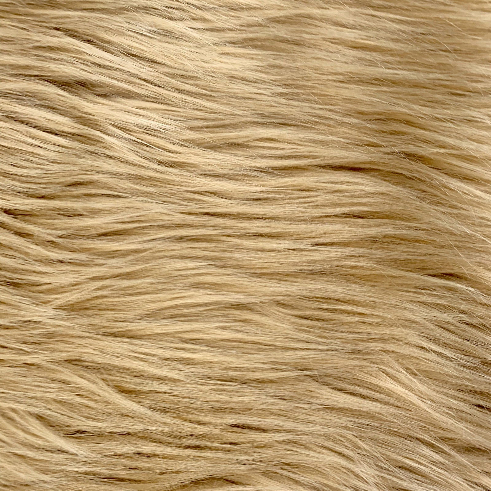 Eden BEIGE Shaggy Long Pile Soft Faux Fur Fabric for Fursuit, Cosplay Costume, Photo Prop, Trim, Throw Pillow, Crafts