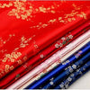 Kori RED Plum Blossom Floral Brocade Chinese Satin Fabric for Cheongsam/Qipao, Apparel, Costumes, Upholstery, Bags, Crafts - 10210
