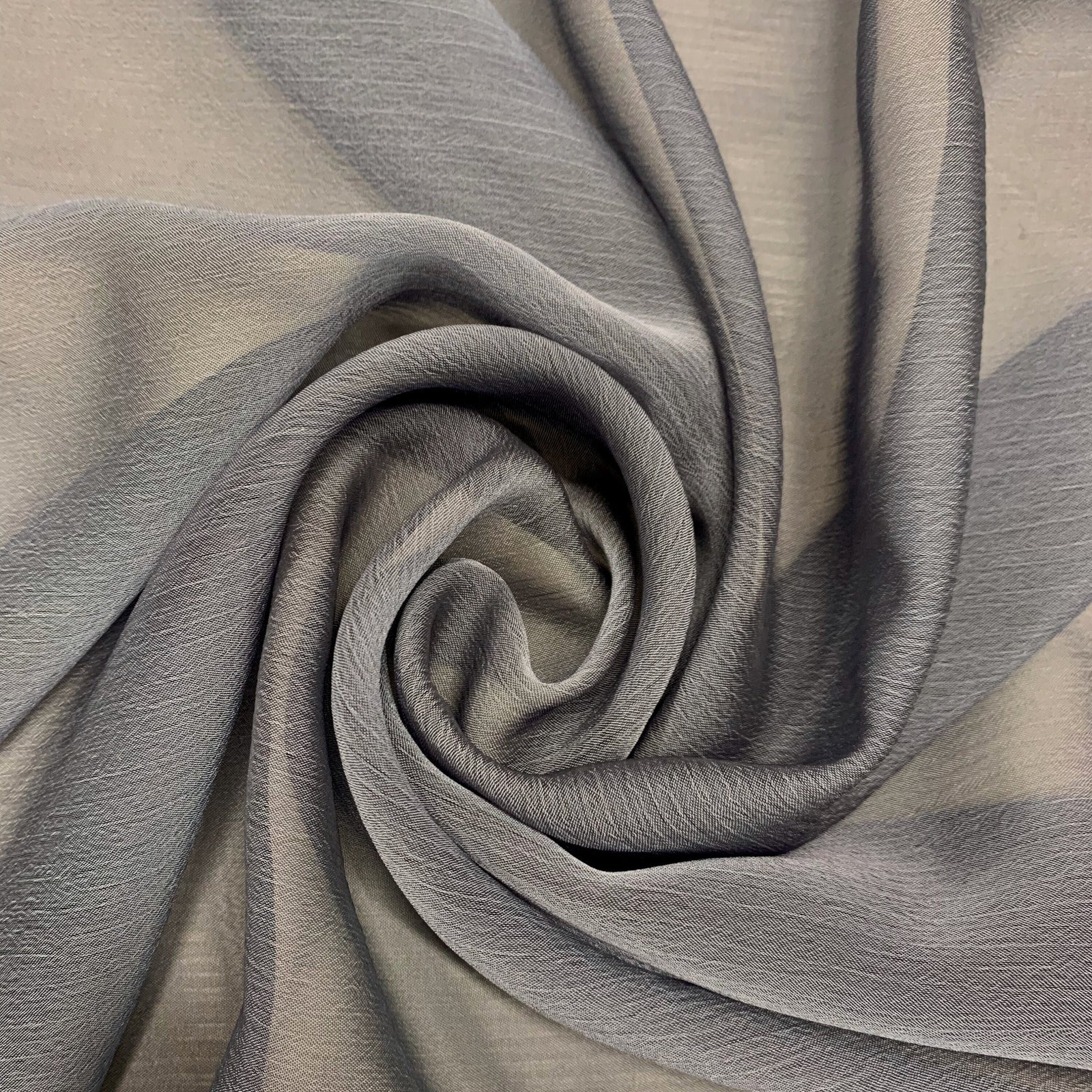 Jolene GREY/CHARCOAL Polyester Two-Tone Chiffon Fabric by the Yard - 10135