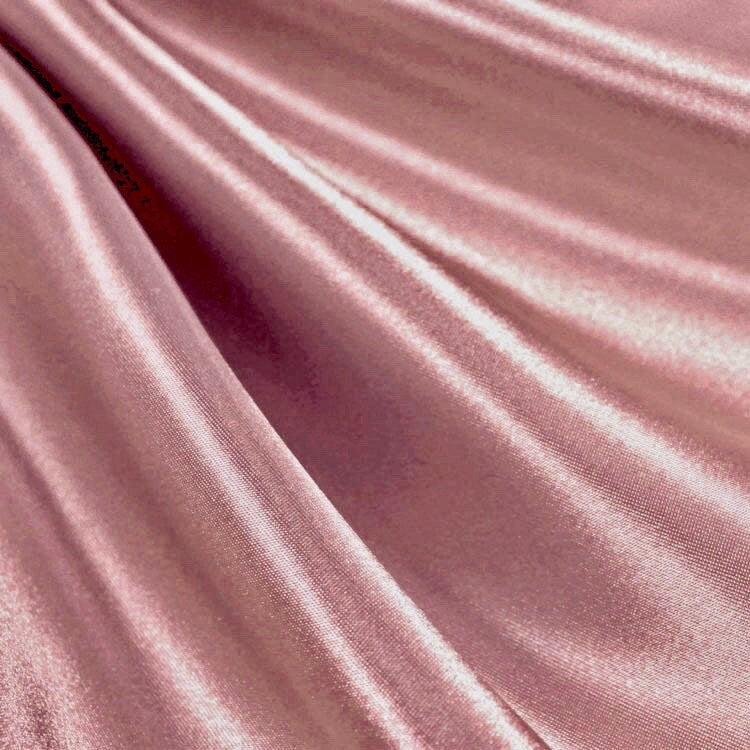 Eliza MAUVE Shiny Heavy Bridal Wedding Satin Fabric by the Yard - 10009