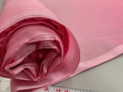 Jolene GERANIUM PINK Polyester Two-Tone Chiffon Fabric by the Yard - 10135