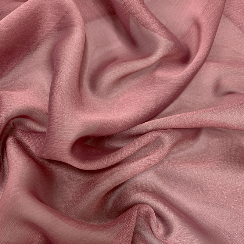 Jolene ROSE MAUVE Polyester Two-Tone Chiffon Fabric by the Yard - 10135