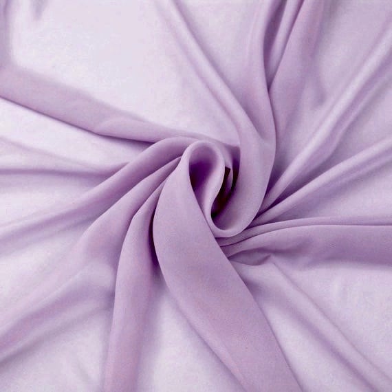 Danielle LIGHT LAVENDER Polyester Hi-Multi Chiffon Fabric by the Yard - 10075
