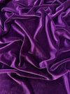 Princess PURPLE Polyester Spandex Stretch Velvet Fabric for Bows, Topknots, Headwraps, Clothes, Costumes, Crafts - 10001