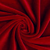 Princess DARK RED Polyester Spandex Stretch Velvet Fabric for Bows, Top Knots, Head Wraps, Scrunchies, Clothes, Costumes, Crafts - 10001
