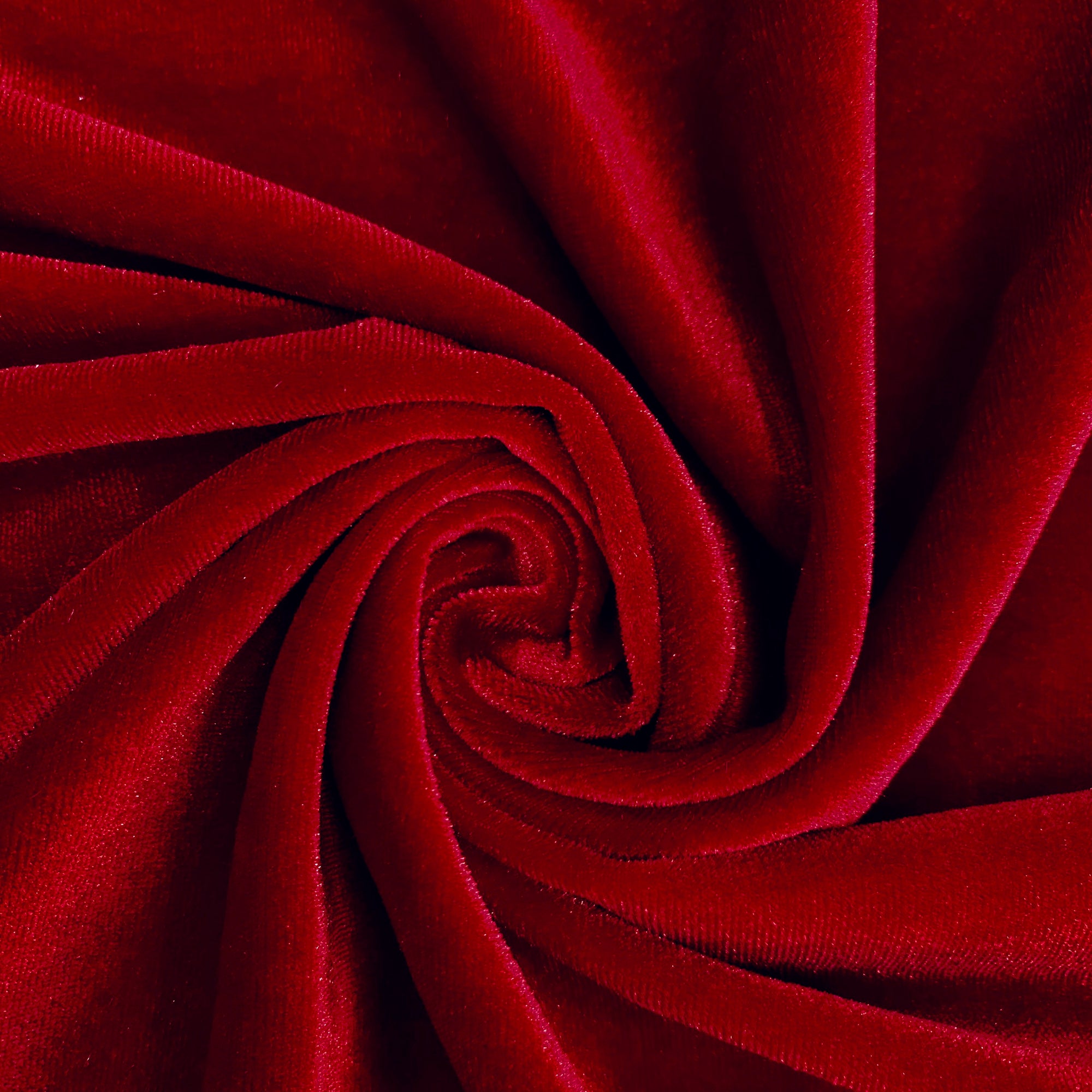 Princess DARK RED Polyester Spandex Stretch Velvet Fabric for Bows, Top Knots, Head Wraps, Scrunchies, Clothes, Costumes, Crafts - 10001