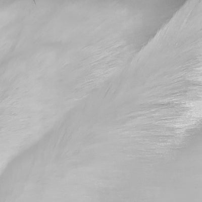Zahra WHITE 0.75 Inch Short Pile Soft Faux Fur Fabric for Fursuit, Cosplay Costume, Photo Prop, Trim, Throw Pillow, Crafts - 10177