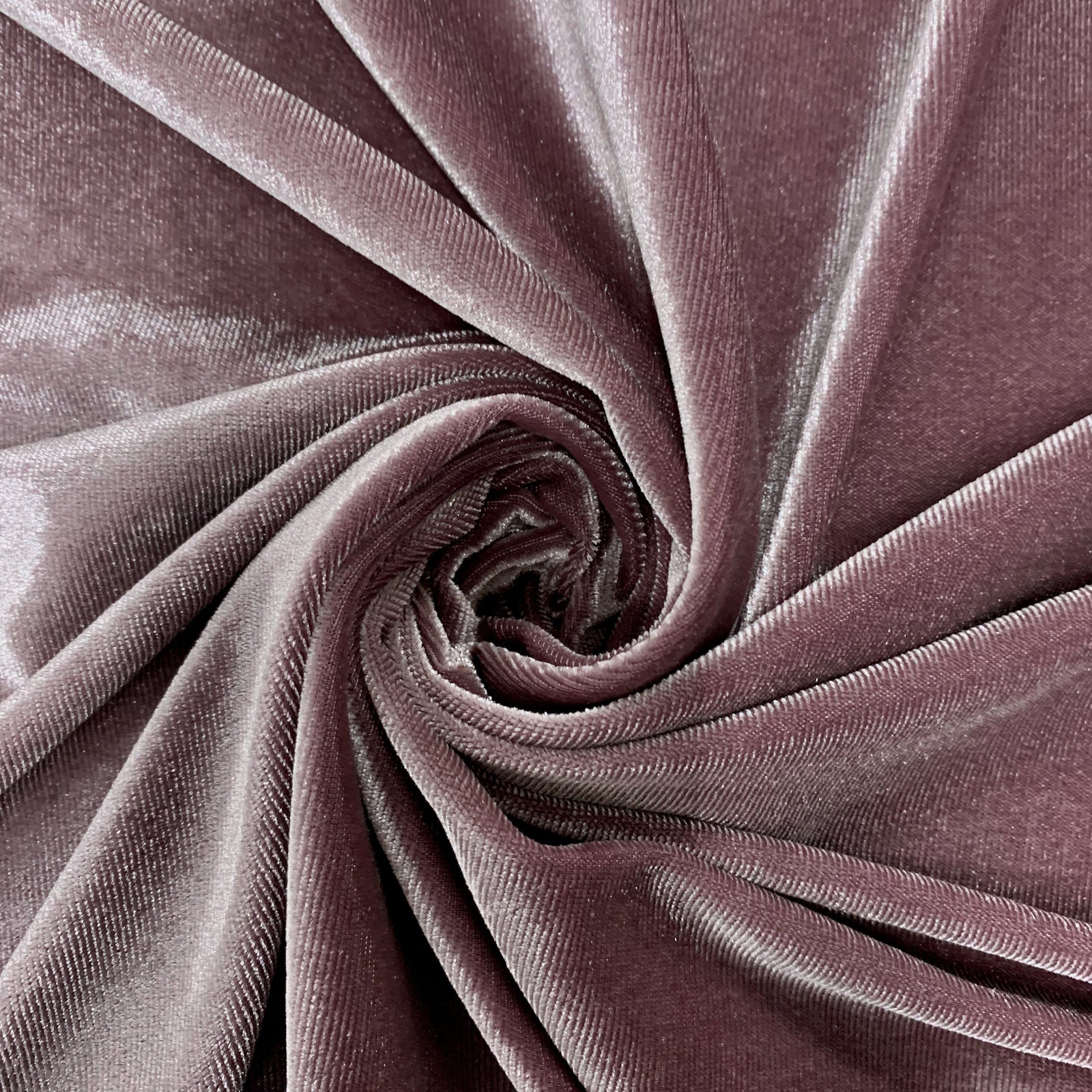 Princess DARK MAUVE Polyester Spandex Stretch Velvet Fabric for Bows, Top Knots, Head Wraps, Scrunchies, Clothes, Costumes, Crafts - 10001