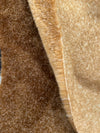 Zahra RUST with Flecks of WHITE 0.5 Inch Short Pile Soft Faux Fur Fabric for Fursuit, Cosplay Costume, Photo Prop, Trim, Toss Pillow, Crafts