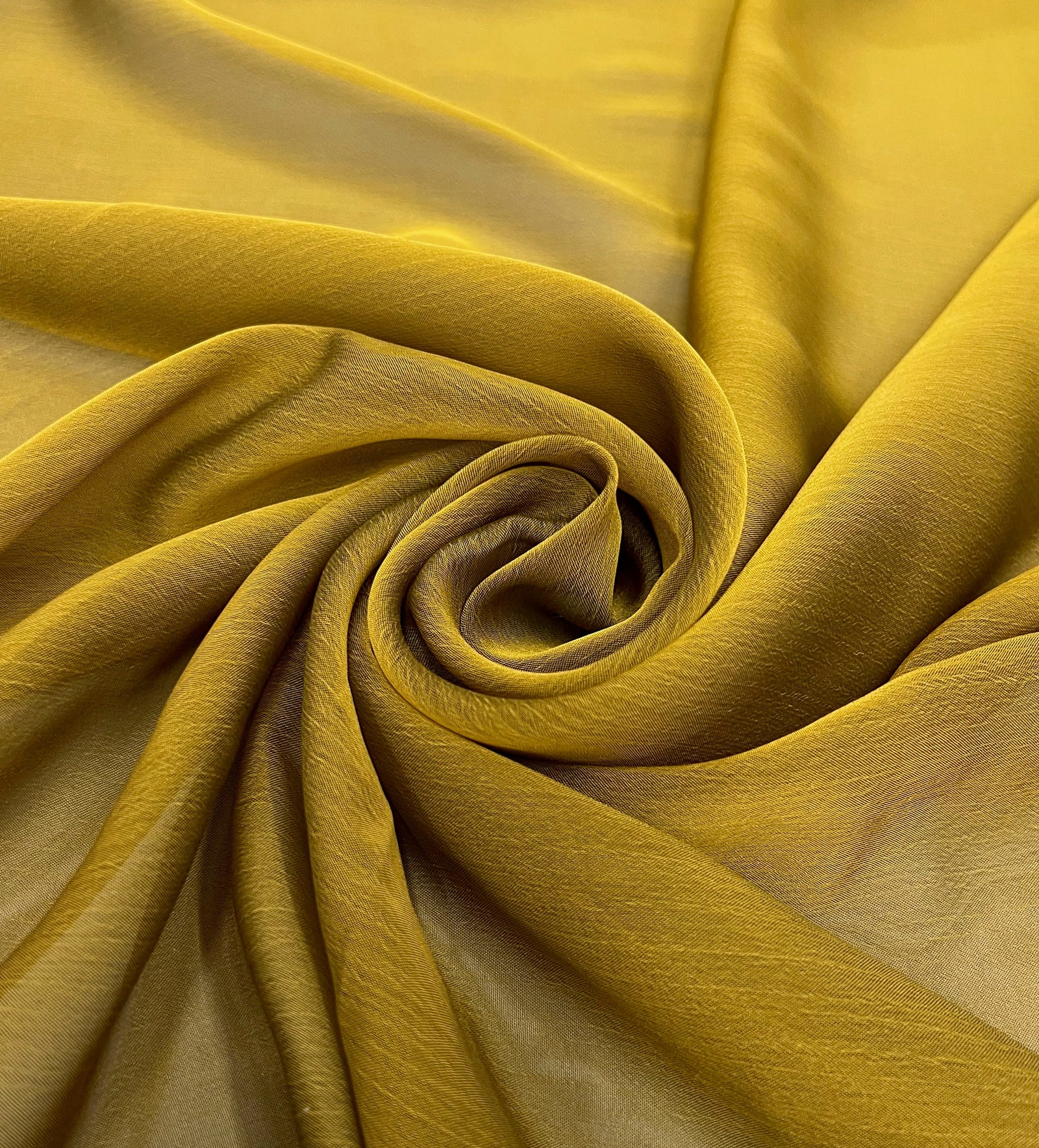 Jolene GOLD OLIVE Polyester Two-Tone Chiffon Fabric by the Yard - 10135