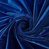 Princess ROYAL BLUE-B Polyester Spandex Stretch Velvet Fabric for Bows, Top Knots, Scrunchies, Clothes, Costumes, Crafts - 10001