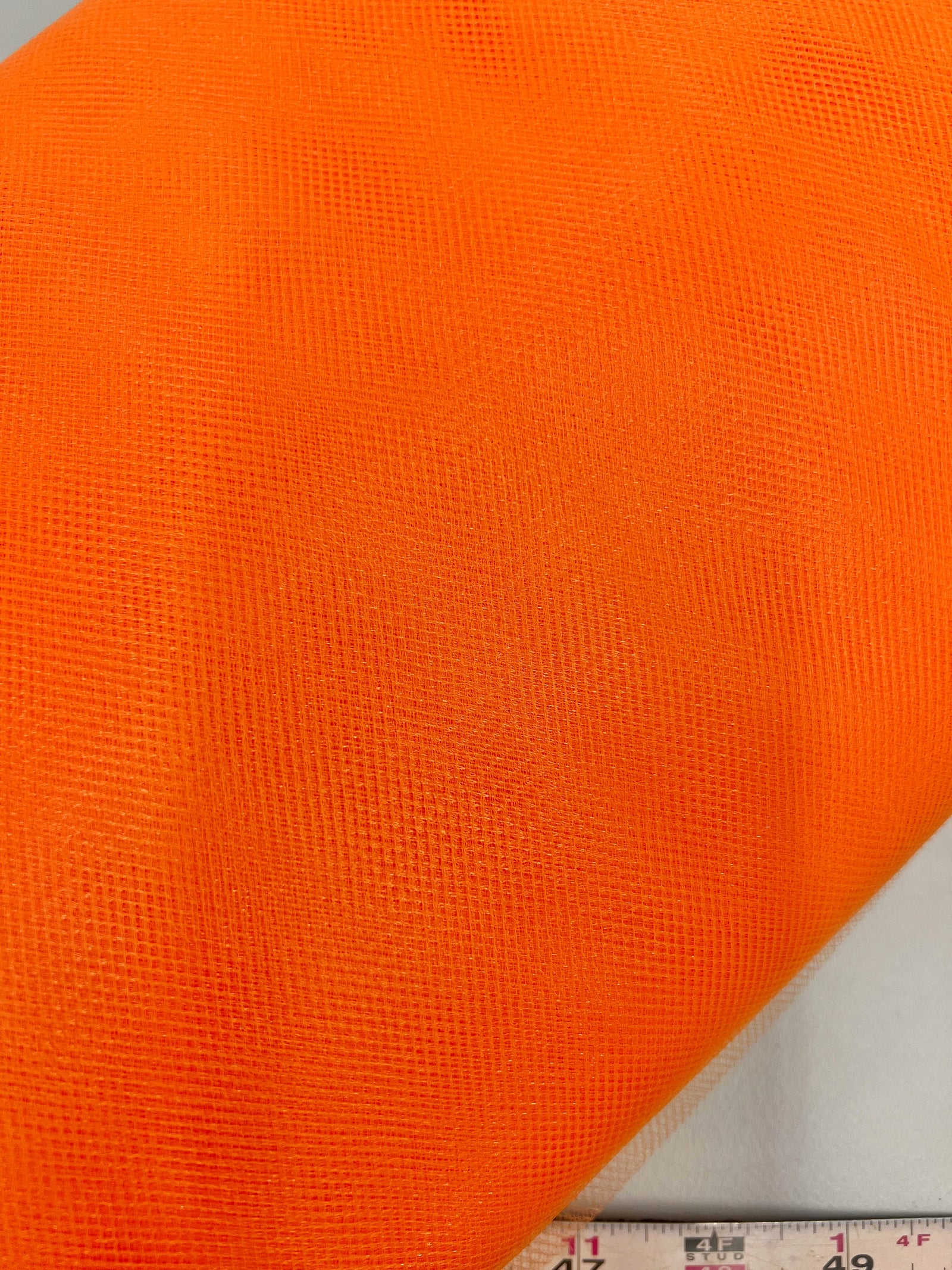 Juliana BRIGHT ORANGE 40 Yards of 54'' Polyester Tulle Fabric by Bolt - 10011