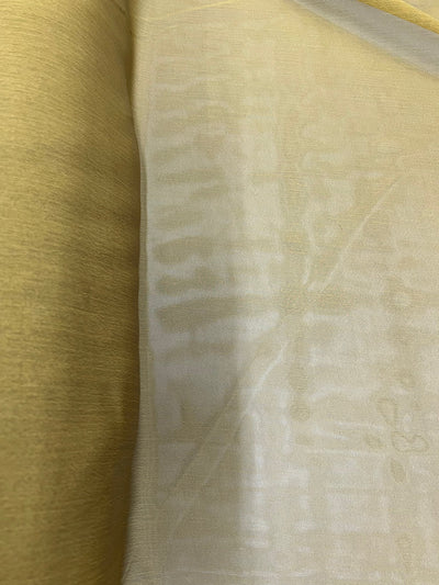 Jolene GOLD OLIVE Polyester Two-Tone Chiffon Fabric by the Yard - 10135