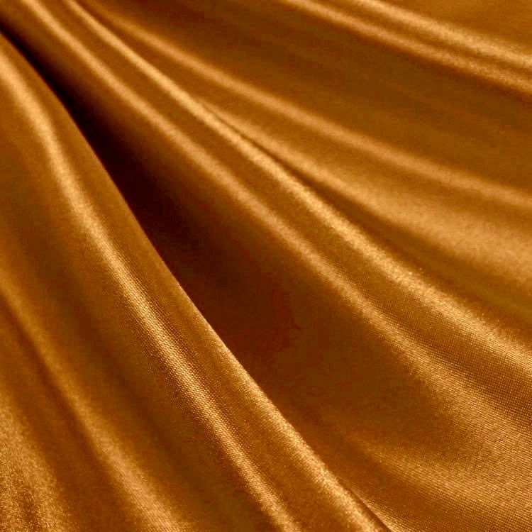 Eliza BRONZE Shiny Heavy Bridal Wedding Satin Fabric by the Yard - 10009