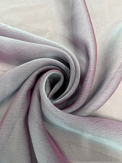 Jolene SLATE BLUE MAUVE Polyester Two-Tone Chiffon Fabric by the Yard - 10135