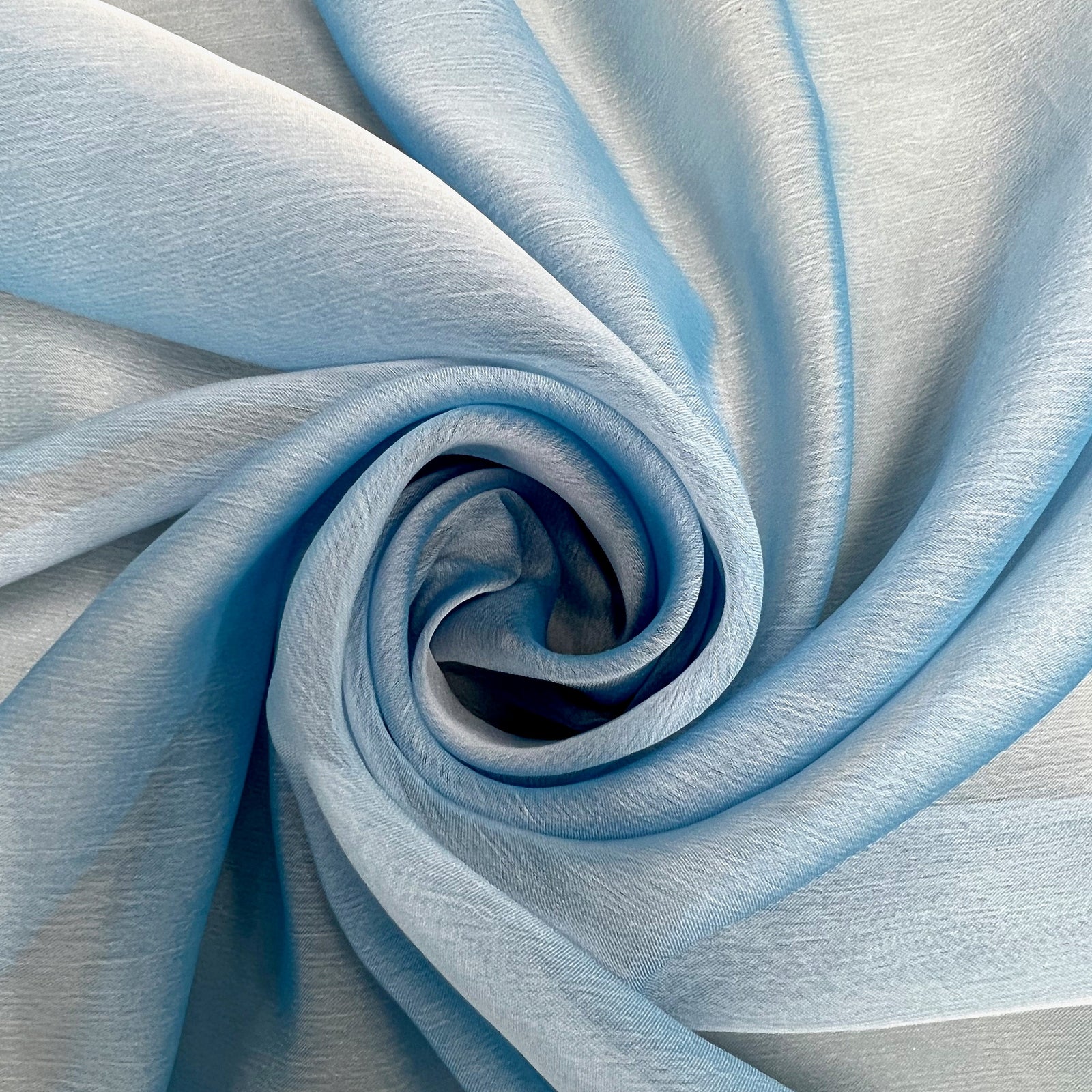 Jolene BABY BLUE Polyester Two-Tone Chiffon Fabric by the Yard - 10135