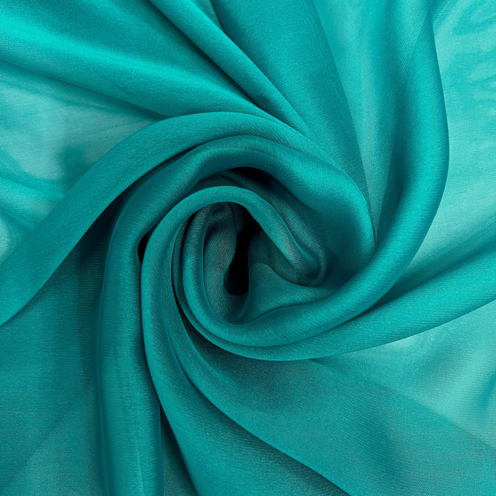 Jolene TEAL GREEN Polyester Two-Tone Chiffon Fabric by the Yard - 10135