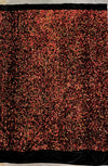 Stephanie MULTI COLORED Overlap Sequins on BLACK Stretch Velvet Fabric by the Yard for Gowns, Apparel, Costumes, Crafts - 10185