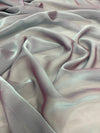Jolene SLATE BLUE MAUVE Polyester Two-Tone Chiffon Fabric by the Yard - 10135