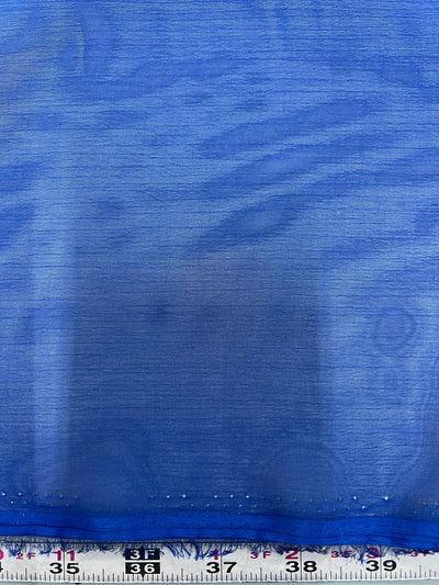 Jolene ROYAL BLUE Polyester Two-Tone Chiffon Fabric by the Yard - 10135