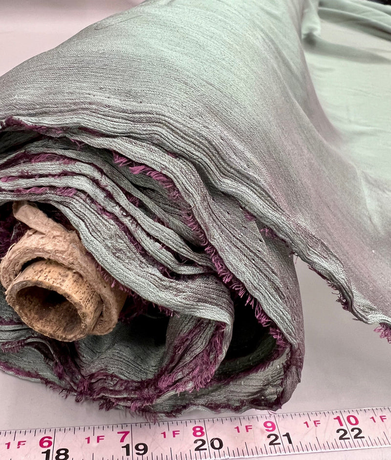 Jolene SAGE MAUVE Polyester Two-Tone Chiffon Fabric by the Yard - 10135