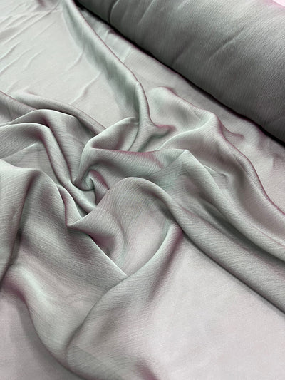 Jolene SAGE MAUVE Polyester Two-Tone Chiffon Fabric by the Yard - 10135