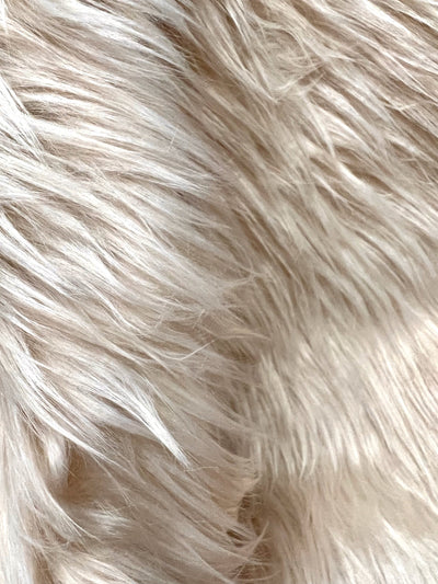 Eden OATMEAL Shaggy Long Pile Soft Faux Fur Fabric for Fursuit, Cosplay Costume, Photo Prop, Trim, Throw Pillow, Crafts