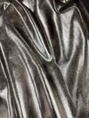 Finley GREY 4-Way Stretch Metallic Foil Fabric by the Yard - 10013